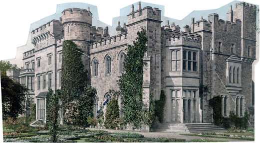 Hatley Castle Cut Out